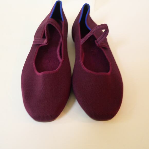 Rothy's Shoes - Rothy's Women's 6 Flats Max Square Mary Jane Plum Purple Shoes NEW